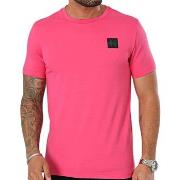 T-shirt Helvetica T-shirt rose - 12FOSTER PINK