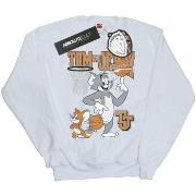 Sweat-shirt Dessins Animés Spinning Basketball