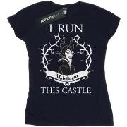 T-shirt Maleficent I Run This Castle