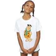 T-shirt enfant The Flintstones Fred Flintstone Kick