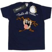 T-shirt enfant Dessins Animés Taz That's All Folks