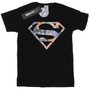 T-shirt Dc Comics Superman Floral Logo 2