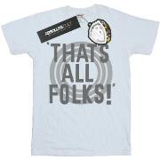 T-shirt enfant Dessins Animés That's All Folks Text