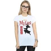 T-shirt Disney Mulan Movie Warrior Silhouette