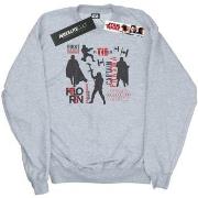 Sweat-shirt Disney The Last Jedi First Order Silhouettes