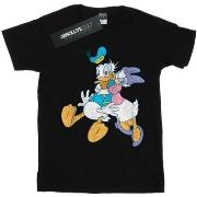 T-shirt enfant Disney Donald And Daisy Duck Kiss