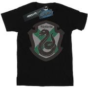 T-shirt Harry Potter Slytherin Crest Flat