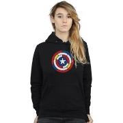 Sweat-shirt Marvel Captain America Stained Glass Shield