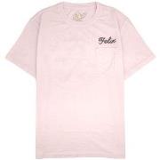 T-shirt Bl'ker T-shirt Surf Club Felix Homme Light Pink