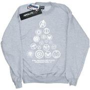 Sweat-shirt enfant Marvel Avengers Endgame Pyramid Icons