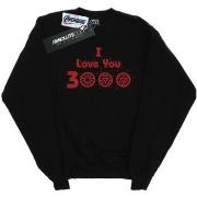 Sweat-shirt Marvel Avengers Endgame I Love You 3000 Circuits