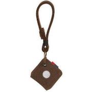 Porte clé Herschel Keychain Tile Brown Pebbled Nubuck