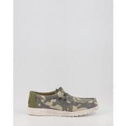 Chaussures bateau HEY DUDE WALLY WASHED CAMO