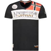 T-shirt Geographical Norway SX1130HGN-Black