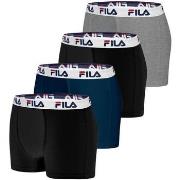 Boxers Fila Lot de 4 Boxers coton homme FU5016 Uni