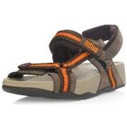 Sandales enfant FitFlop Hyker TM boy chocolate/orange (leather)