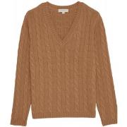 Pull Bruce Field Pull laine col V profond en laine cachemire jauge 5