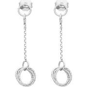 Boucles oreilles Orusbijoux Boucles D'oreilles En Argent Rhodié Diaman...