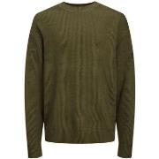 Pull Jack &amp; Jones 12242589 SURFACE CREW-OLIVE NIGHT