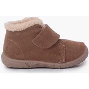 Boots enfant Pisamonas Botte avec col en laine d'agneau et sangle d'en...