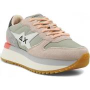 Chaussures Sun68 Big Stargirl Sneaker Donna Grigio Chiaro Z34214