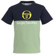 T-shirt enfant Sergio Tacchini TEE SHIRT - NAVY/BLAZING YELLOW - 10 an...