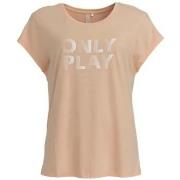 T-shirt Only Play TEE SHIRT ONLY - SALMON PRINT IN WHI - L