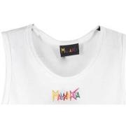 T-shirt Mauna Kea Dbardeur Heritage Logo Blanc