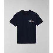 T-shirt Napapijri S-COLVILLE NP0A4HS5-176 BLU MARINE