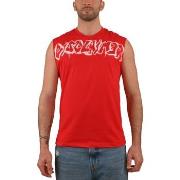 T-shirt Disclaimer 24eds54204-rosso-stbianca