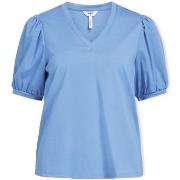 Blouses Object Noos Top Caroline S/S - Provence