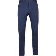 Chinots Suitable Pantalon Jersey Melange Bleu Foncé
