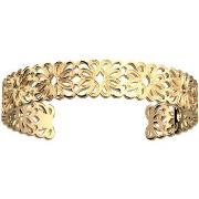 Bracelets Les Georgettes Bracelet jonc collection Flora doré