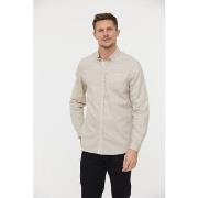 Chemise Lee Cooper Chemise DOLARO Argile Beige