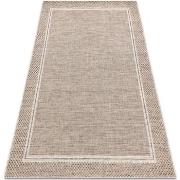 Tapis Rugsx Tapis SIZAL BOHO 46201051 Cadre beige 80x150 cm