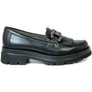 Chaussures Pitillos MOCASINES DE PIEL CON FLECOS 5364 NEGRO