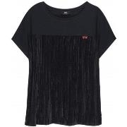 Polo Le Temps des Cerises T-Shirt Femme Pierrette Noir
