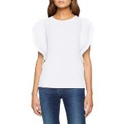 Polo Guess Top Femme Polly W83P53 Blanc (sp)