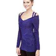 Pull Guess Pull Femme Monica Bleu W73R64