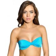 Maillots de bain Guess Haut de Maillot de Bain Core 4G Bandeau Bleu