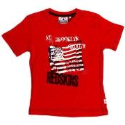 Debardeur enfant Redskins T-Shirt Garçon Barbla Rouge
