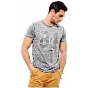 Polo Redskins T-Shirt Homme PHICOL Grey
