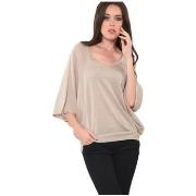 Pull Kaporal Pull Femme Vic Beige doré