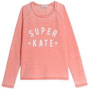 Sweat-shirt Le Temps des Cerises Sweat Kate Papaye Rose