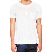 Polo Guess T-Shirt Col Rond Homme M51P05 Blanc