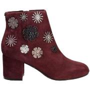 Bottes Guess Bottines Femme en daim Malvina Bordeaux