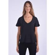 Polo Kaporal T-shirt Femme Cody noir