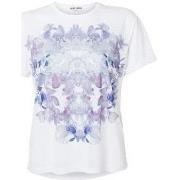 Polo Vero Moda T-Shirt Femme Flora Blanc