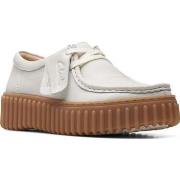 Baskets basses Clarks torhill bee leisure trainers 1238 off white lea