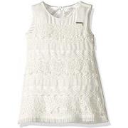 Robe enfant Guess Robe fille broderie et dentelle blanc J91K19